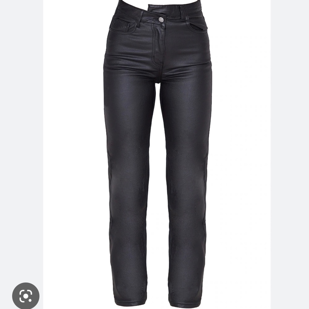 PLT Black Coated Long Leg Straight Jeans Women’s US8